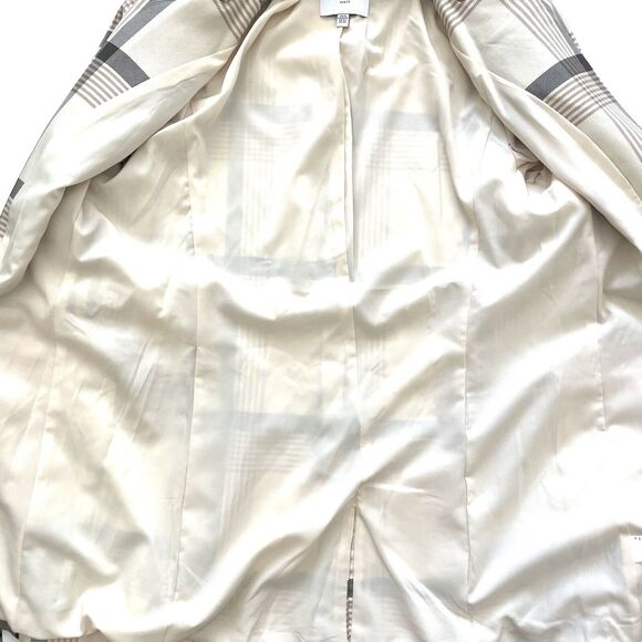 Anthro Maison d' Amélie Paris Women’s Tartan Plaid Oversized Blazer - Picture 16 of 16